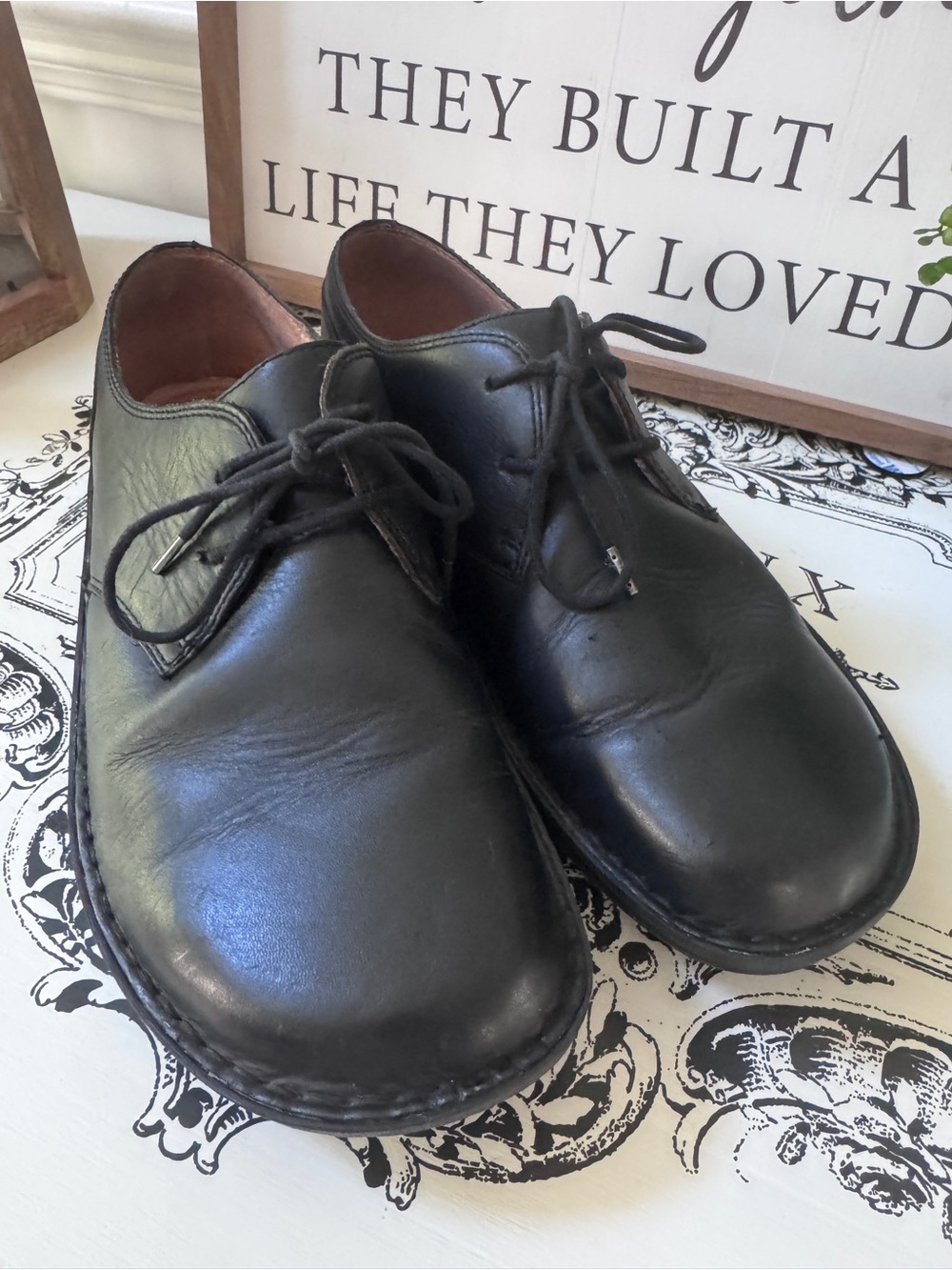 ALEGRIA AM-LIA 100 size 44 Black leather